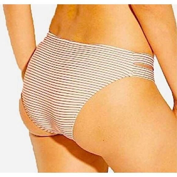 ✨Shade & Shore Textured Stripe Light Lift Two-Piece Halter Bikini Sz 34C & M✨ - Picture 5 of 14